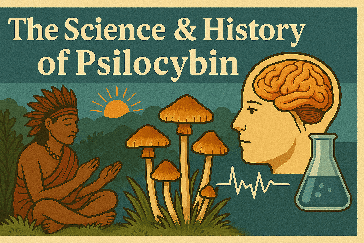 Scientific visualization of psilocybin